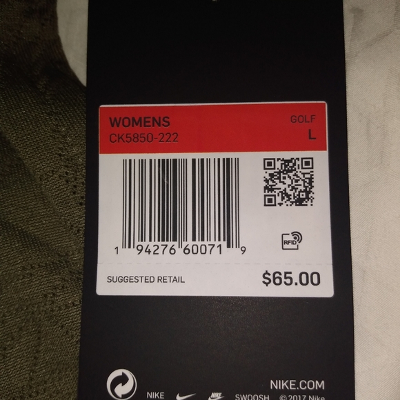 🚩NWT Nike Dri Fit Shirt Women's Size L - Picture 7 of 8